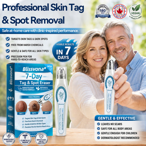 Blissvona® 7-𝐷𝑎𝑦 𝗧𝐚𝐠 & 𝗦𝗽𝐨𝐭 𝐄𝐫𝒂𝒔𝒆𝒓✅🎉(Zero Pain, Zero 𝐒𝐜𝐚𝒓𝒔 Rollerball)